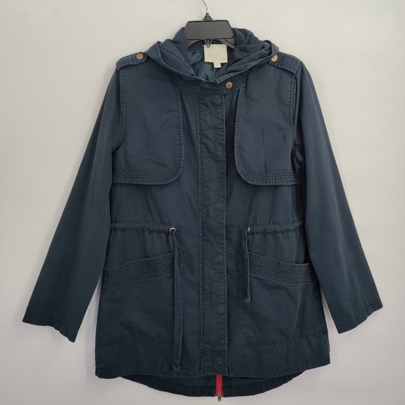 Olive & Oak Utility Jacket Navy Blue Small - Picture 1 of 7